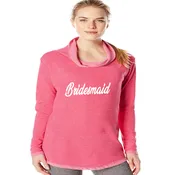 Queen Apparel | bridesmaid sweatshirt cowl neck tunic