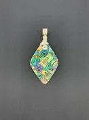 Abalone Wire Wrap, Mosaic