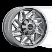 12x7 Vision 361 Spyder Gray Wheel 4x136 ET2.5 CB110.5