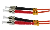 0.3m ST-ST Duplex Multimode 62.5/125 Fiber Cable