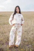 Ada Pullover-Khaki Floral