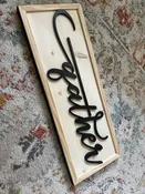 Gather sign decor — Taylormadewoodworks