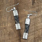 Horsehair Earring Double End