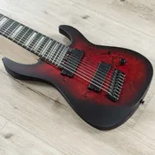 Legator LM-9 Lucas Mann Signature 9-String Multi-Scale Guitar, Ebony Fingerboard, Midnight Wine