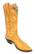 Full Quill Buttercup Ostrich Boots