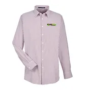 Men's CrownLux Performance™ Tonal Micro Windowpane Shirt (WMK-DG540)