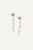2:1 Micro Freshwater Pearl Strand Earrings