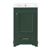 20" Bathroom Vanity With Sink, 1 Drawer, Freestanding Single Set