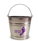 Galvanized Metal Bucket For Sale - Custom 8 Qt Tin Beer &amp; Ice Buckets