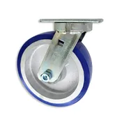 10″ x 3″ Heavy Duty Kingpinless Swivel Caster, (KN) KINETIC® Wheel, 4-1/2″ x 6-1/4″ top plate – 57KN10LL6519YY