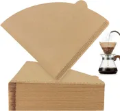 200Pcs Cone Coffee Filters #2, Unbleached Size 02 Coffee Filter