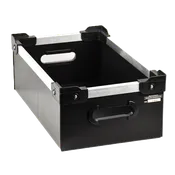 Conductive Fluted Plastic Tote DT4430 - Conductive Containers | Crestline Plastics