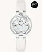 30mm Bulova 96R254 Rubaiyat Winter Ladies Quartz Wristwatch Four Seasons SE