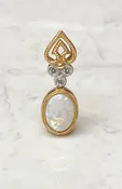 Opal and Diamond Pendant — Wooldridge Jewelers