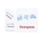 3 Piece Bath Towel Set, Cars, Trains & Planes