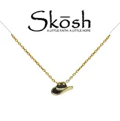 14kt Gold Over Sterling Silver Cowboy Hat Necklace