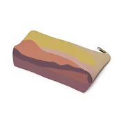 Boho Desert Sunset Accessory Pouch | Modern Elopement