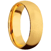 22K Yellow Gold + Satin Finish