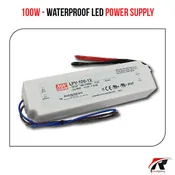 100W - Waterproof LED Power Supply