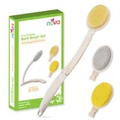 3-in-1 Folding Bath Brush Set