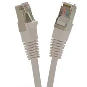 0.5Ft Cat5E Shielded (FTP) Ethernet Network Booted Cable White
