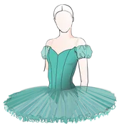 #6005 Stretch Tutu made for sleeves