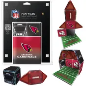 Arizona Cardinals Mini Fan Tiles 17 Piece Set