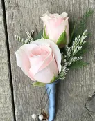 Blushing Boutonniere