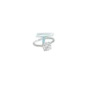 925 Silver Moissanite Heart Engagement Ring – Size 7 – 2.04 cttw