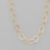 14k Gold Filled 10mm Circle Layering Chain