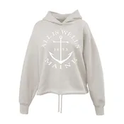 All is Wells Cream Maine Hoodie