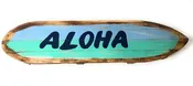 Aloha Rustic Sign on Wood Planks 40 in | #sda3403100