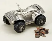 ATV Personalized Piggy Bank