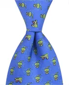 Alligator Tie - Light Blue
