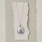 Floral Oval Locket
