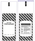 1LB Pork Sausage (Case of 1,000)  (Black Checkered)