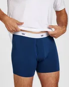 Navy Knit Boxer