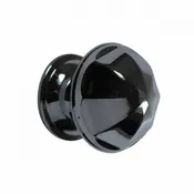 Octagonal Shaped Cabinet Knob Black Nickel Design 1" Dia