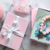 100 Piece Pink Cotton Filled Jewelry Box Assortment Pack