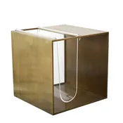Antiqued Brass Magazine Rack