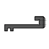 1.5 mm  Blade Clamp 2 for 1523/2029 Eclipse Series Digital Die Cutters