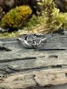 Cat on Moon Toe Ring — Bodified