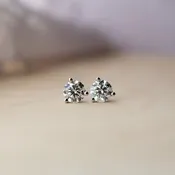 Lab Grown 1.5 Carat Total Diamond Studs — Santisi & Bove