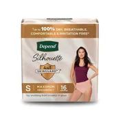 Absorbent Underwear Depend® Silhouette® Waistband Style Adult Female Disposable Heavy Absorbency
