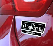 Custom Dealer License Plates 12" x 6"