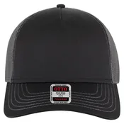 102-664 Cotton Twill Five Panel Low Profile Pro Style Mesh Back Caps