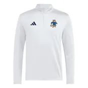 Adidas Penn State Nittany Lions Mens White Ultimate365 Woven Long Sleeve Qtr Zip Pullover
