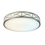 14" LED Flush Mount Ceiling Light – Criss Design, Silver