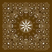 Bandana - North Star: Brown