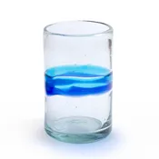Cabo Tumbler in Banded Turquoise/Cobalt - 16 oz